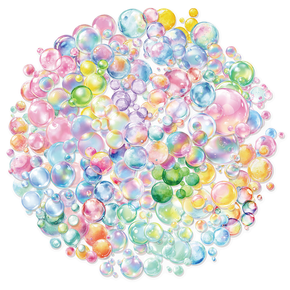 Plastic Cup 50Pcs - 50 adet renkli kabarcık renkli grafiti