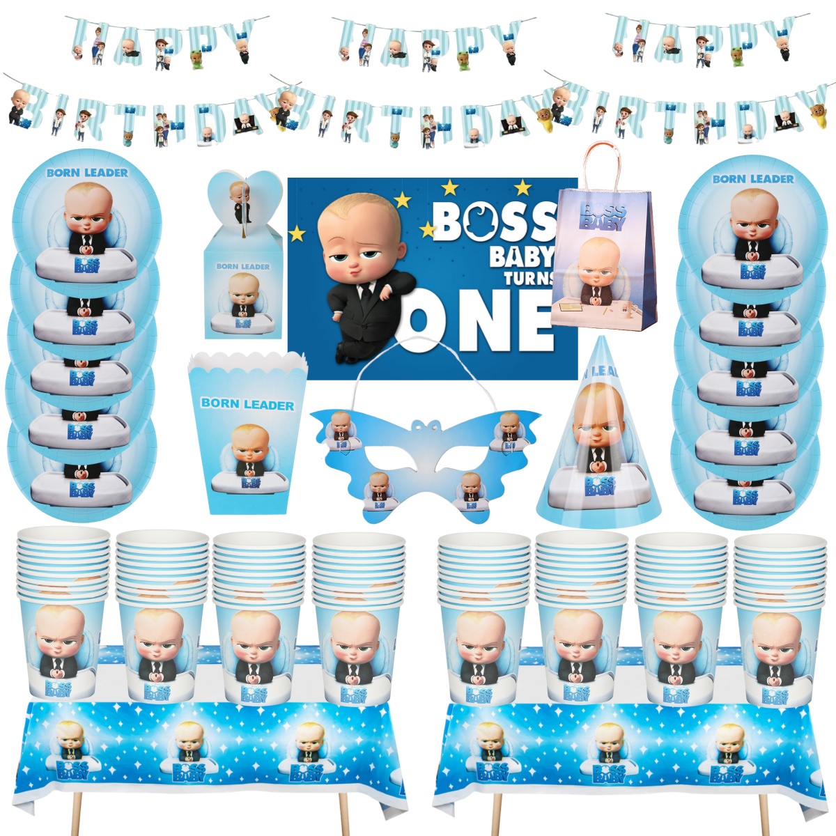 Sevimli Küçük Patron Parti Mal - Table Cloth Disposable incelemesi ve fiyatı