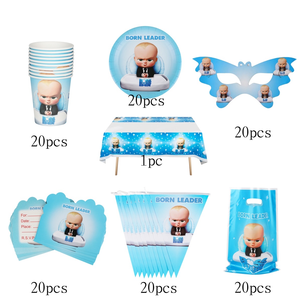 Sevimli Küçük Patron Parti Mal - Table Cloth Disposable incelemesi ve fiyatı