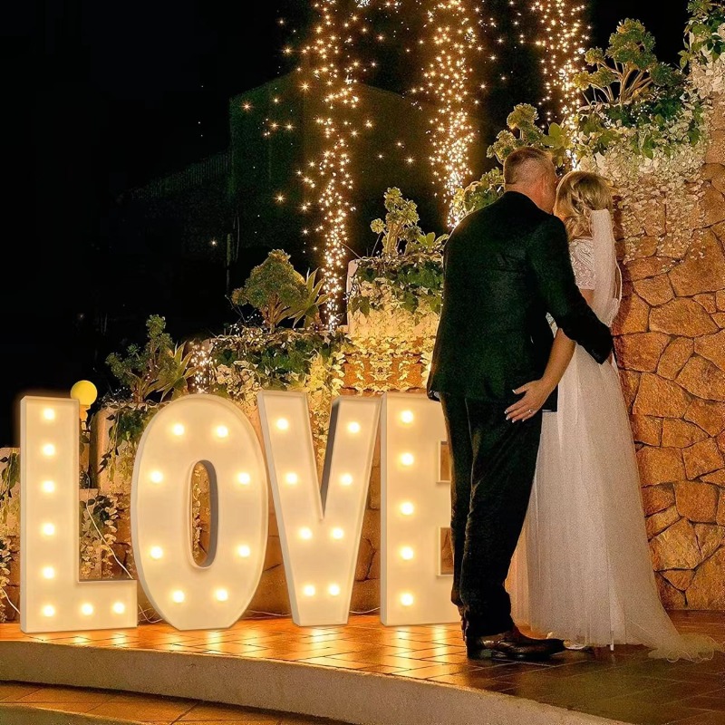 70/100/120cm Dev Harfli LED Iş - Led Balloon Light incelemesi ve fiyatı