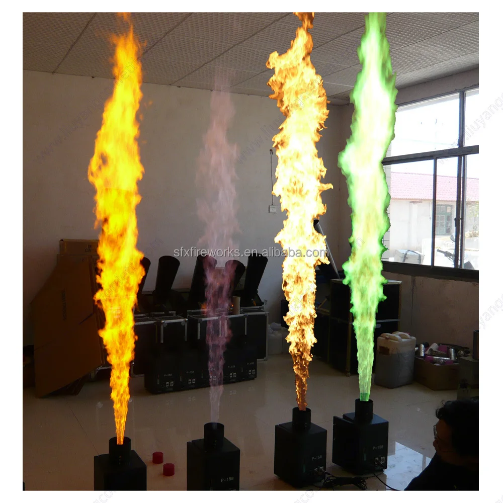Renkli Alev 200w DMX Ateş Maki - Confetti Cannon Tube incelemesi ve fiyatı