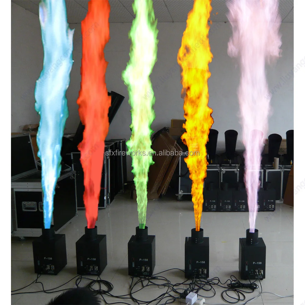 Renkli Alev 200w DMX Ateş Maki - Confetti Cannon Tube incelemesi ve fiyatı