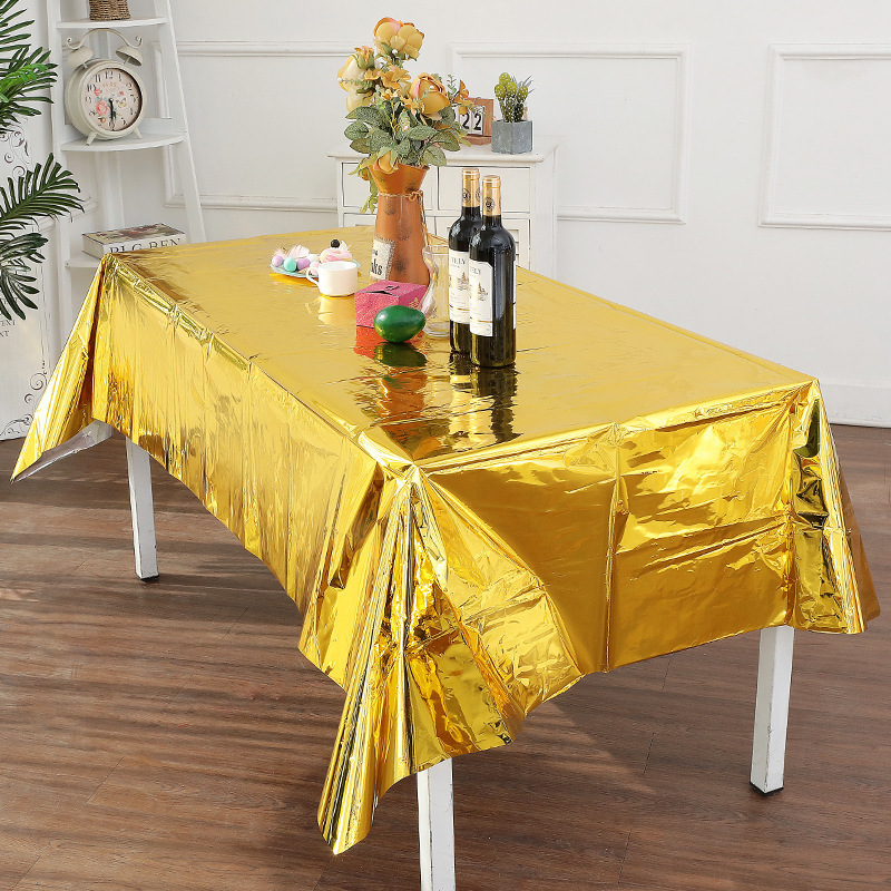137cm * 183cm gül altın şerit  - Table Cloth Disposable incelemesi ve fiyatı