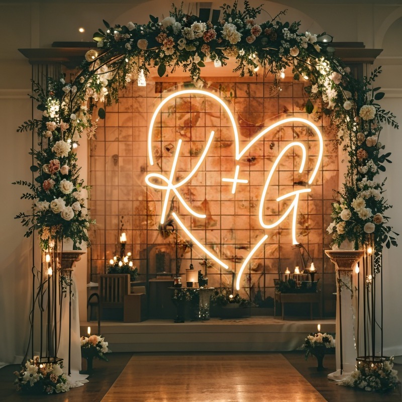 Özel Harfleri Kalp LED Neon Bu - Neon Sign Party incelemesi ve fiyatı