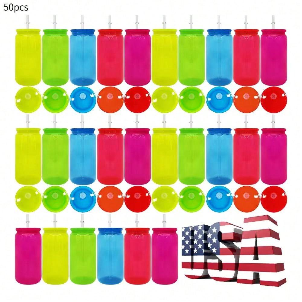 50 adet ABD Deposu 16oz Neon F - Plastic Cup 50Pcs incelemesi ve fiyatı