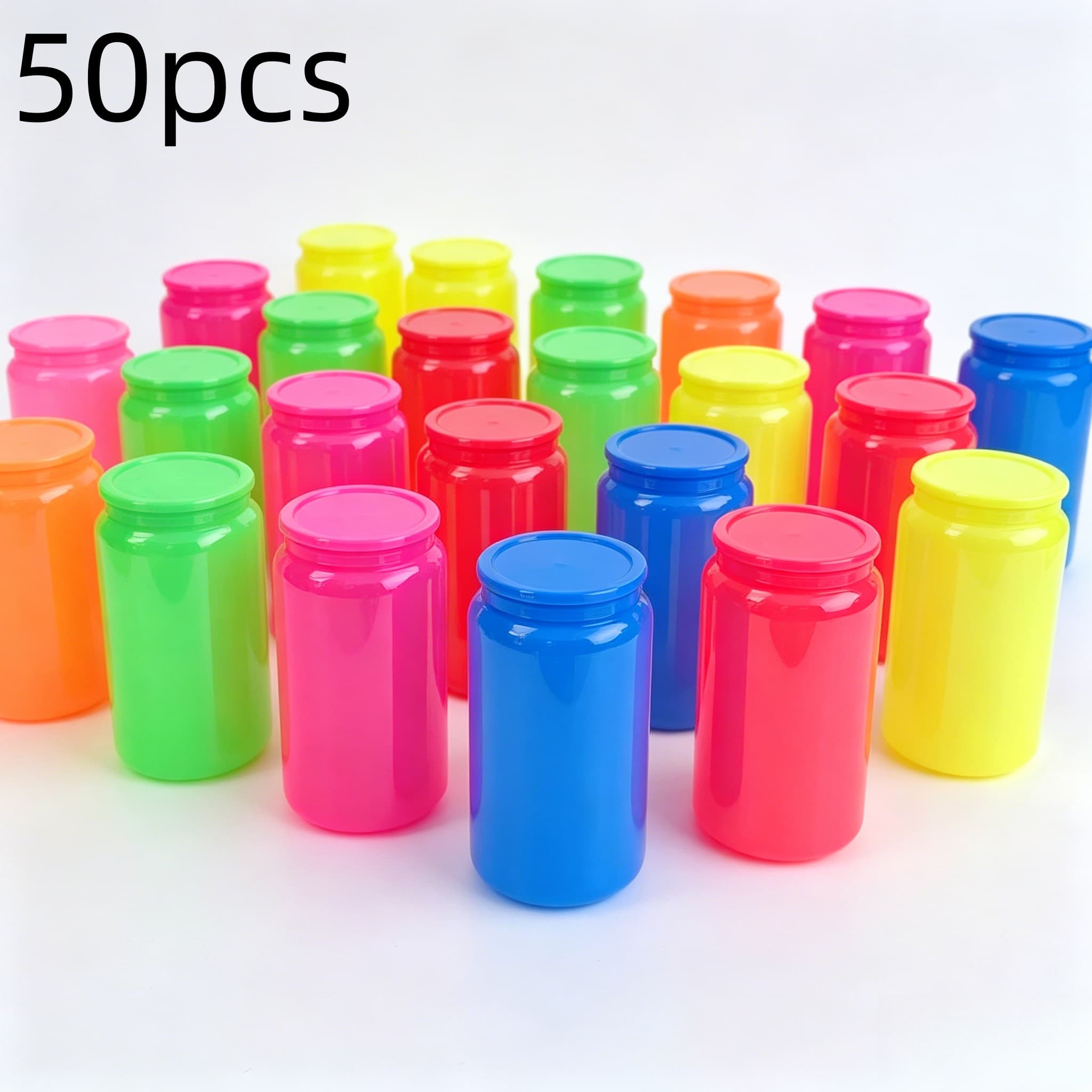 50 adet ABD Deposu 16oz Neon F - Plastic Cup 50Pcs incelemesi ve fiyatı
