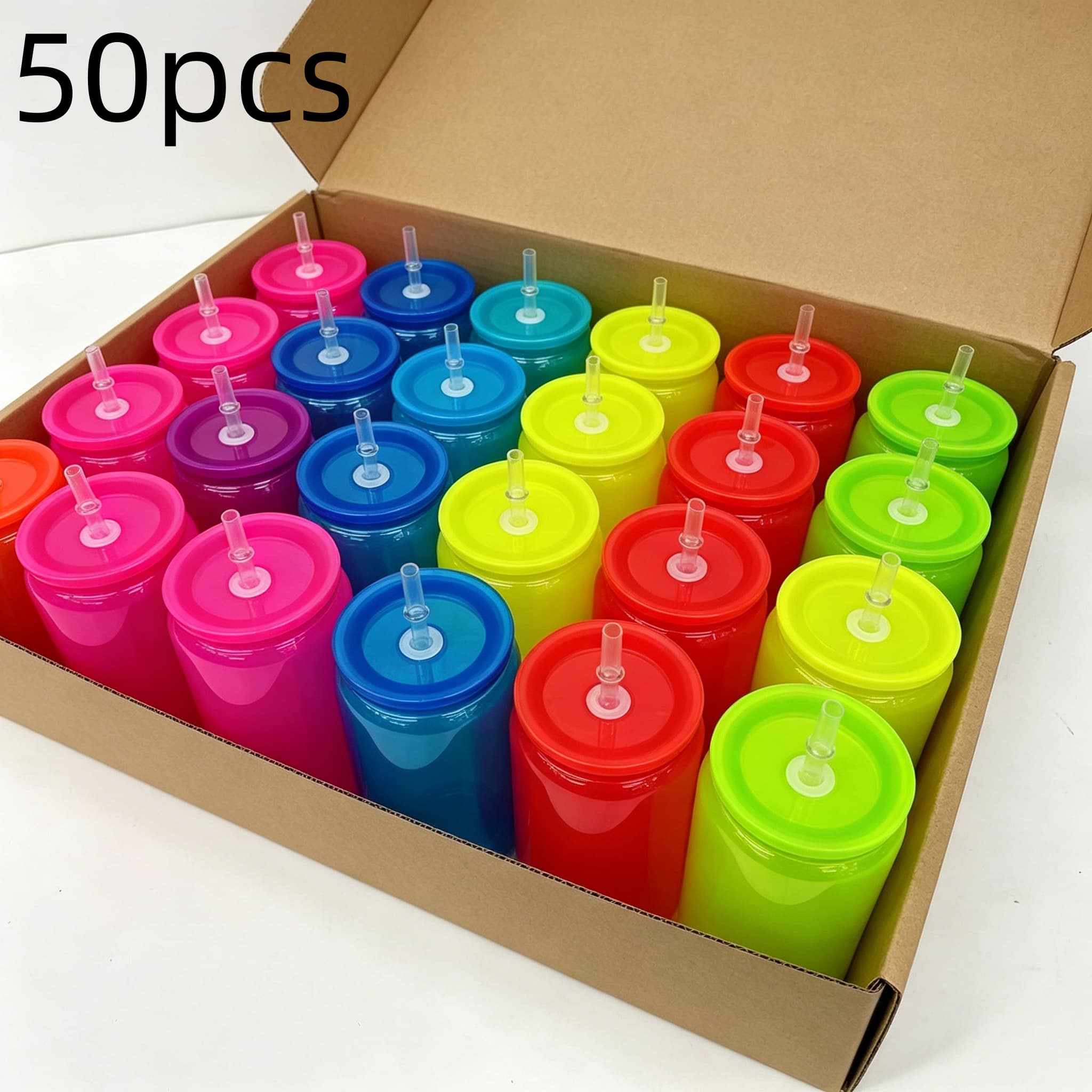50 adet ABD Deposu 16oz Neon F - Plastic Cup 50Pcs incelemesi ve fiyatı