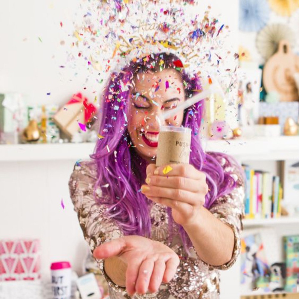 1 adet yuvarlak konfeti Popper - Confetti Cannon Tube incelemesi ve fiyatı