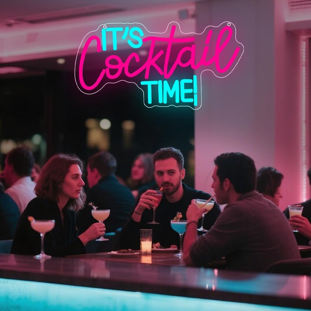 Kokteyller Neon Tabela USB ile - Neon Sign Party incelemesi ve fiyatı