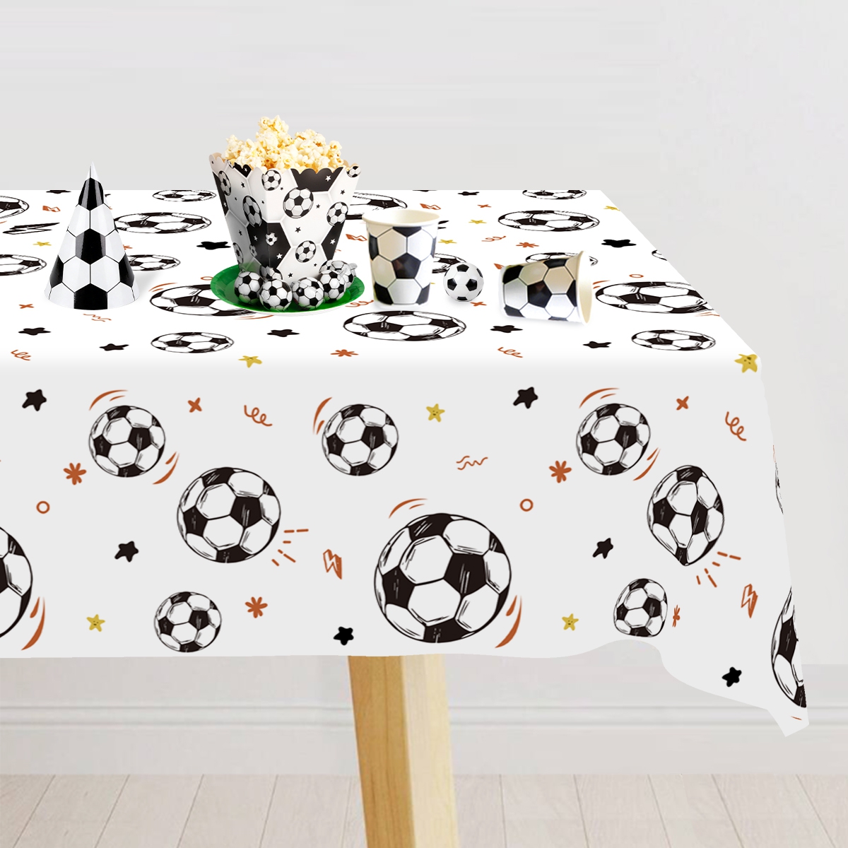 183x137cm Futbol Temalı Tek Ku - Table Cloth Disposable incelemesi ve fiyatı
