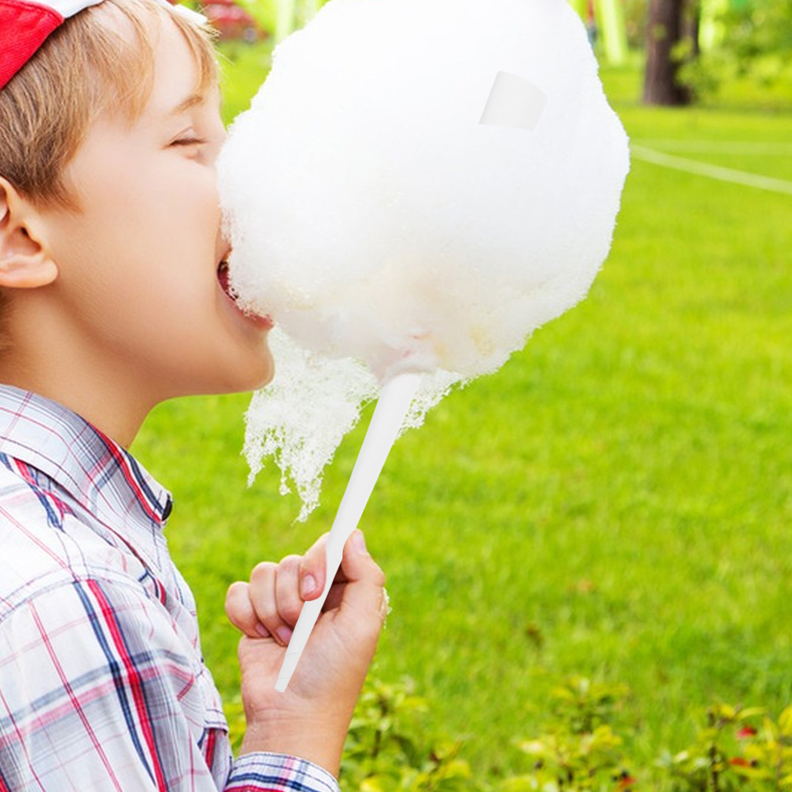 20 adet pamuk şekeri kağıt çub - Cotton Candy Cone incelemesi ve fiyatı